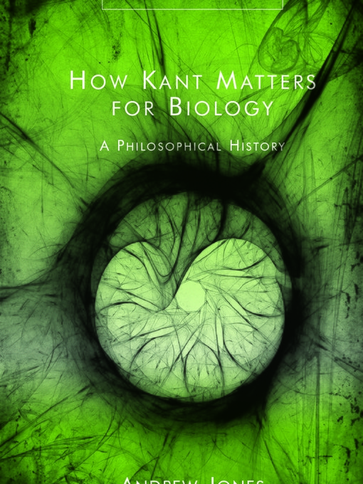 Book cover of How Kant Matters For Biology
